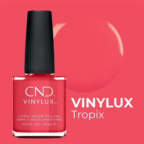 Buy CND Vinylux Longwear Coral Nail Polish, Gel-like Shine & Chip ...