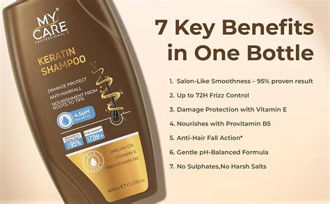 Buy My Care Professional Keratin Shampoo | Hair Smoothening & Frizz ...