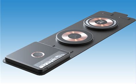 SEVENAIRE D2050 Foldable 3 in 1 Wireless Charger, Transparent Magnetic ...