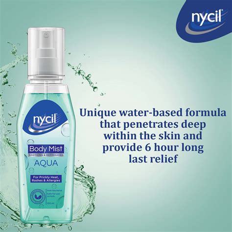 Buy NYCIL SOOTHING BODY MIST AQUA - 100 ML Online & Get Upto 60% OFF at ...