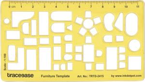 Traceease Traceease House Plan Interior Floor Design Stencil ...
