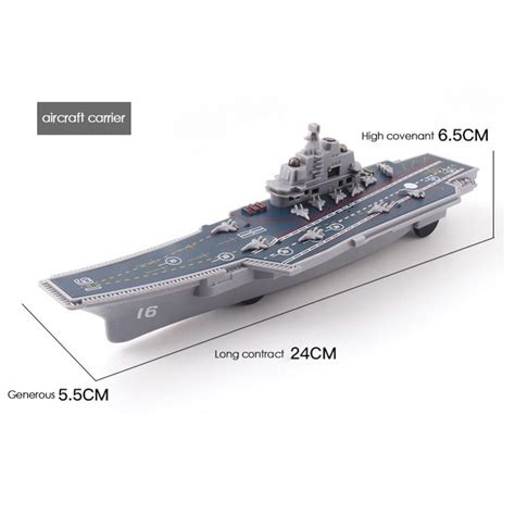 Buy 9.5 Inch Aircraft Carrier Toy,Plastic Ship Model for Collection ...