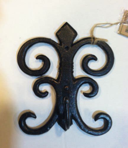 New Park Designs Sussex Scroll Black Cast Iron Single Hook | Desertcart ...