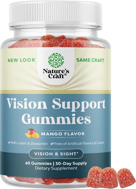 Amazon.com: Zeaxanthin Plus Lutein Gummies for Adults - Potent Lutein Eye Vitamins for Vision ...