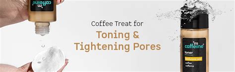 mCaffeine Coffee Toner with Hyaluronic Acid for 24H Hydration & Oil ...