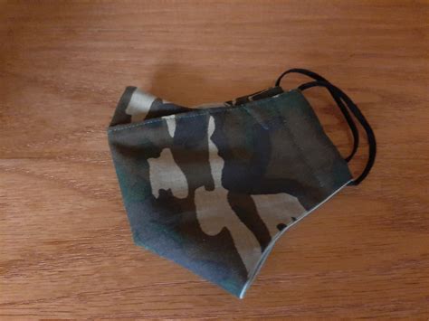 Camo Face Mask Camo Hunting Mask Double Layer Quilters - Etsy.de