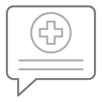 Medical app icon | Premium Vector