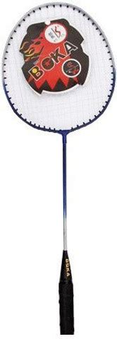 Boka Set of 2 Badminton Rackets with Full Cover and Pack of 10 Nylon ...