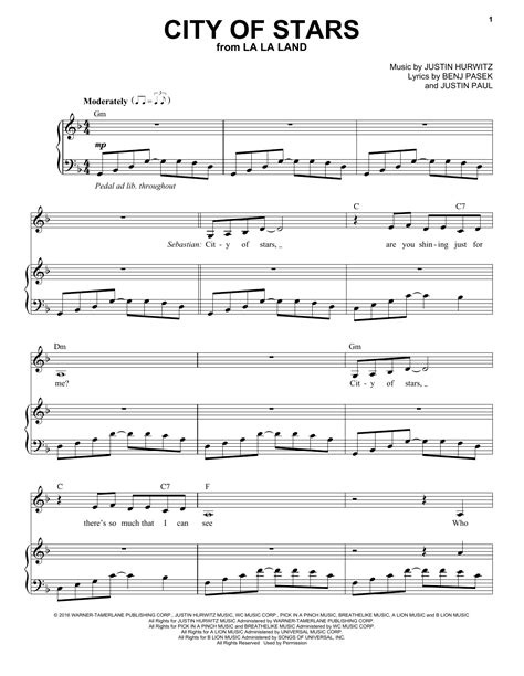 City Of Stars (from La La Land) por Ryan Gosling & Emma Stone ...