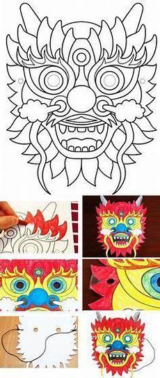 neujahr malvorlagen ninjago diy de masque de drachen masken basteln neujahr malvorlagen ninjago diy de masque de drachen masken basteln