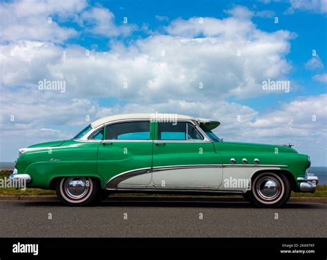 Buick Eight four door American saloon car built in the 1950s Stock Photo - Alamy