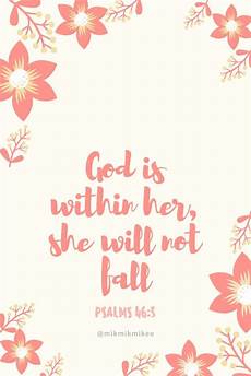 Lock Screen God Verses Wallpaper by God Is Within She Will Not Fall Psalms 46 5 Pink Lock Screen God Verses Wallpaper