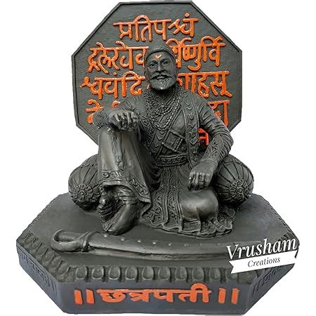 Buy VRUSHAM CREATIONS - Chatrapati Shivaji Maharaj Murti with Rajmudra ...