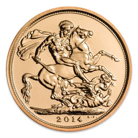 2014 Gold Sovereign | Royal Mint 2014 Sovereigns - Gold Bullion Co