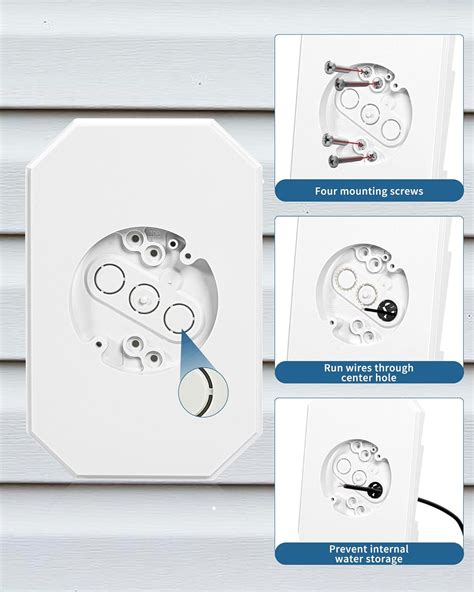 Vapikirv Vinyl Siding Light Mounting Blocks, Octagon Outdoor India | Ubuy