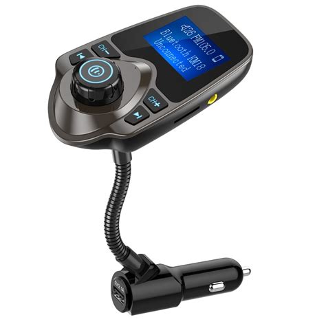 Nulaxy Bluetooth Car Fm Transmitter Audio Adapter Receiver Wireless ...