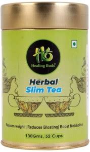 Healing Buds Herbal Slim Tea Powder, 130 gm (Pack of 1) Lemon Grass ...