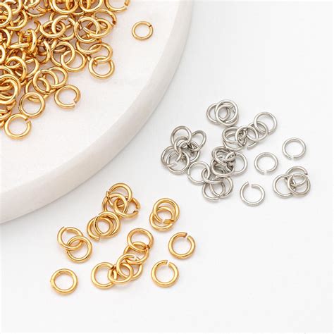10 Grams - Premium Quality Open Jump Ring, High Quality Multiple Gauges, Perfect for DIY ...