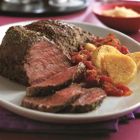 Pesto Rubbed Tri Tip Steak - Beef Recipes - LGCM