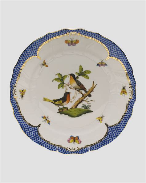 Herend Rothschild Blue Motif 07 Dinner Plate | Horchow