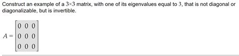 Image result for Example of 3X3 Undiagonalizable Matrix