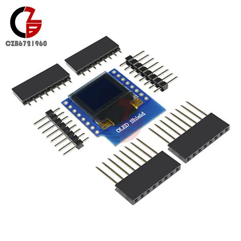 Wemos D1 Mini OLED Display SSD1306 64x48 0.66" Shield f/ ESP8266 Ardui