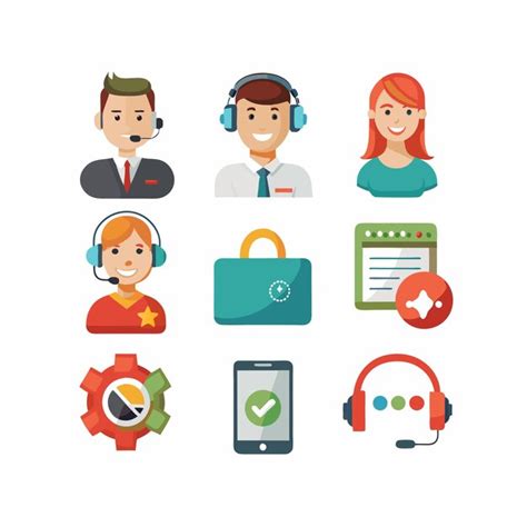 Business or organisation management icon set | Premium AI-generated vector