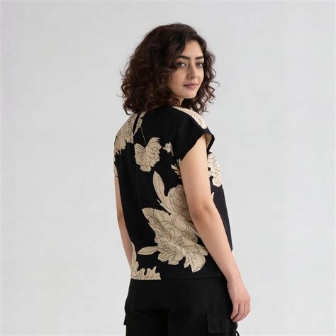 Buy Now - Printed Round Neck Top -Style Union