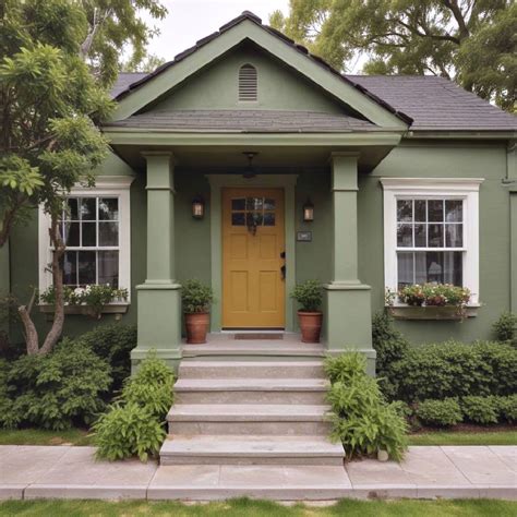 20 Green Exterior House Colors for an Elegant Home