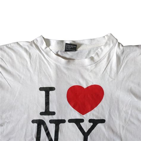 Vintage 1996 I Heart NY Shirt, Men's Fashion, Tops & Sets, Tshirts ...