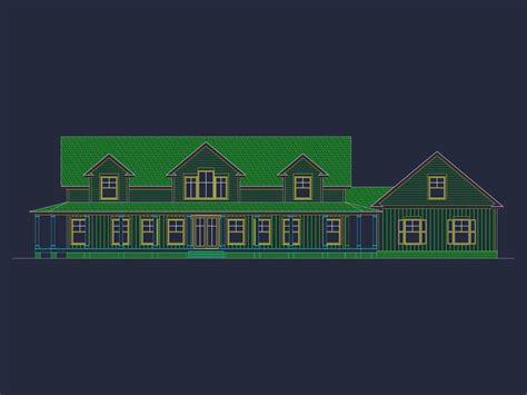 Southern Farmhouse House Plan - 3-Bed, 3-Bath, 3,363 SF