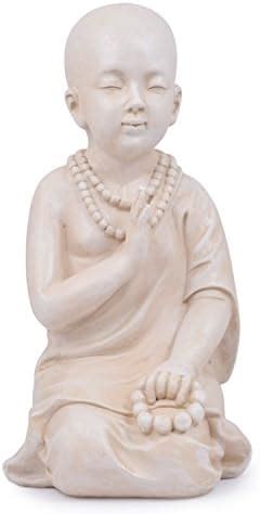 Wonderland ( Set of 4 Baby Monk (Buddha Statue, Monk Statue, Garden ...