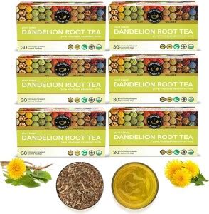 TEACURRY Dandelion Root Tea (180 Bags) - Detox Liver, Kidney Manage ...