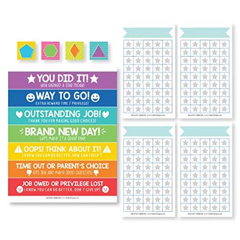 Buy Hadley Designs Good Behavior Chart For Kids at Home Magnetic Reward ...