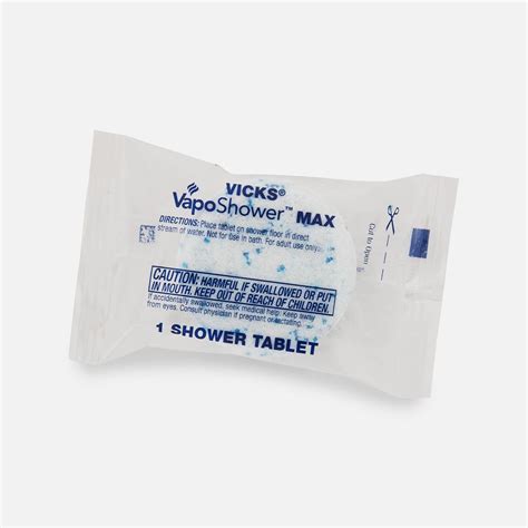 FSA Eligible Vicks VapoShower Max Vapors Shower Tablets, 4 ct. | FSA Store