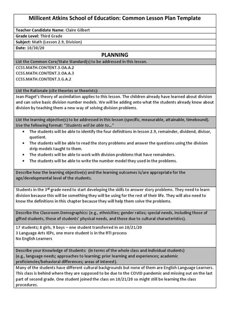 3rd Grade Math Lesson 的图像结果