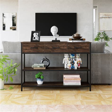Homfa Console Table with Drawers, 43.3 Hallway India | Ubuy