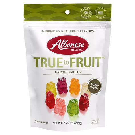Albanese World's Best True to Fruit Exotic Fruits Flavor Gummi Bears ...