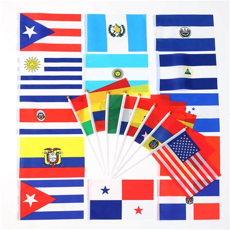 Latin American Countries Flags