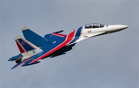 Wallpaper aerobatic team, multi-role fighter, Su-30CM, Su-30SM ...