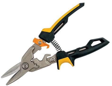 Fiskars PowerGear tin snips straight cut | Recon Company