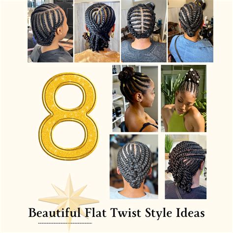 8 Beautiful Flat Twist styles "Embracing the Benefits of wearing your ...