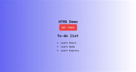 HTMLX Tutorial 的图像结果