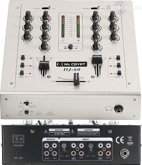 McCrypt › DJ-60 › Mixer - Gearbase | DJResource