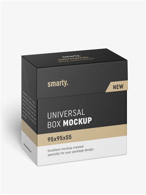 Tea box mockup / 95x95x55 - Mockups Design