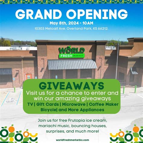Grand Opening - World Fresh Market , 10303 Metcalf Ave, Overland Park ...