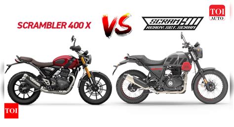 Triumph Scrambler 400 X Vs Royal Enfield Scram 411: Triumph Scrambler ...