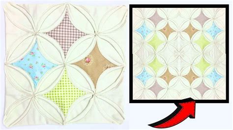 Cathedral Window Quilting Tutorial 的图像结果