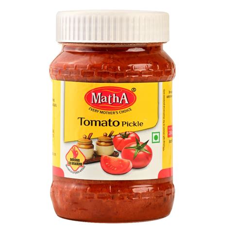 MathA Tomato Pickle, 200 GM | Authentic Telugu Style Tamatar Achar ...