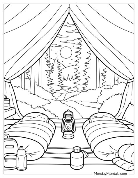 Coloring Pages Camping Printable [2025]